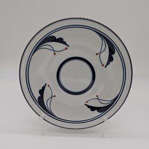 Dansk Flora Bayberry Blue 12'' Round Wall Plate Some Light Scuffing Japan